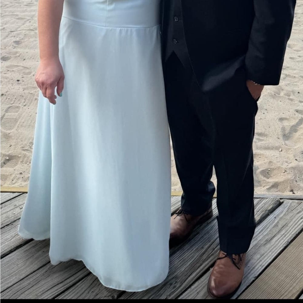 Hailey Paige Bridesmaid Dress.  Color Frost Womens size 12/14 worn once.